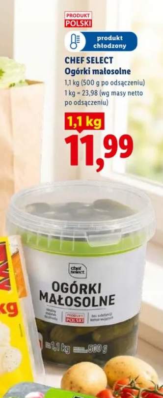 Ogórki małosolne Chef Select