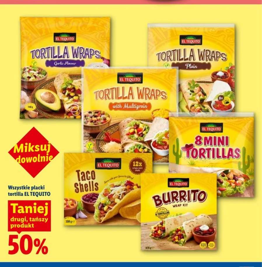 Muszle Taco Shells El Tequito 12-pak