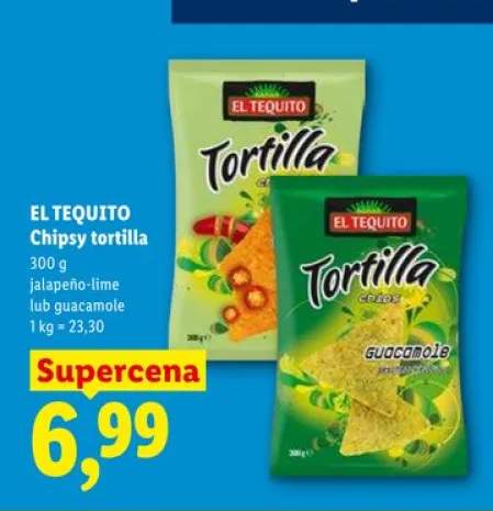 Chipsy tortilla EL TEQUITO jalapeño-lime