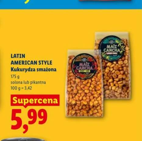 Kukurydza smażona LATIN AMERICAN STYLE solona