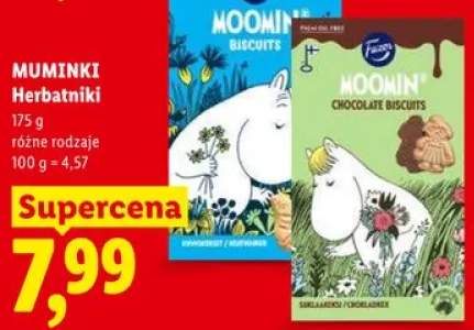 Herbatniki czekoladowe Moomin Fazer