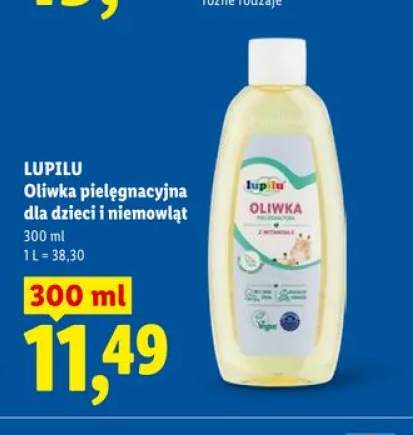 Oliwka pielęgnacyjna dla dzieci i niemowląt Lupilu