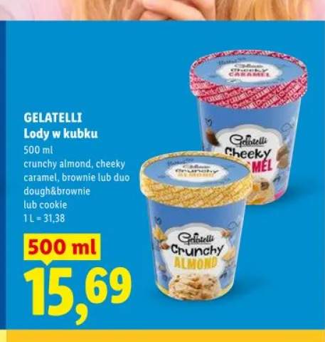Lody w kubku Gelatelli brownie