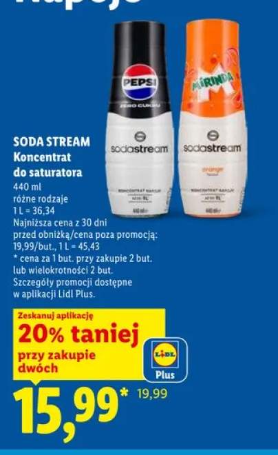 Koncentrat do saturatora SODA STREAM Pepsi Zero Cukru