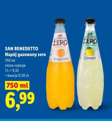 Napój gazowany zero San Benedetto