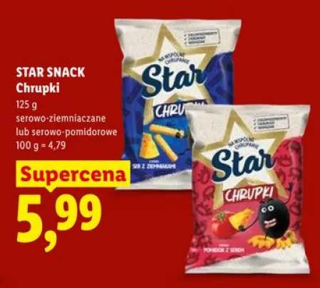 Chrupki Star Snack serowo-pomidorowe