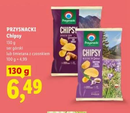 Chipsy PRZYSNACKI ser górski