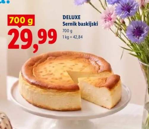 Sernik baskijski Deluxe