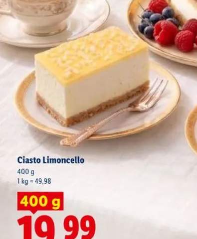 Ciasto Limoncello