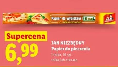 Papier do pieczenia w arkuszach Jan Niezbędny