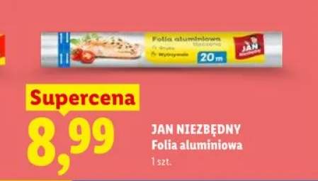 Folia aluminiowa tłoczona 20m Jan Niezbędny