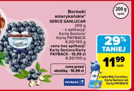 Borówki amerykańskie SERCE SANLUCAR