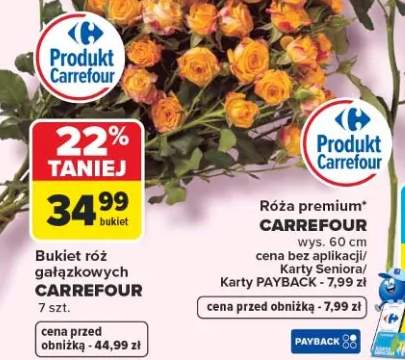 Bukiet róż gałązkowych Carrefour