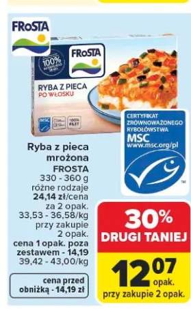 Ryba z pieca mrożona FROSTA