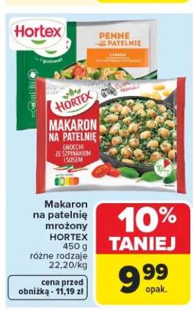 Makaron na patelnię mrożony HORTEX