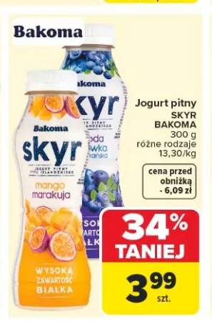 Jogurt pitny Skyr Bakoma 300g