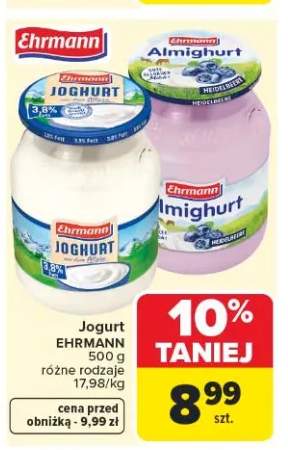 Jogurt Ehrmann 500g