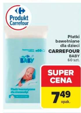 Płatki bawełniane dla dzieci Carrefour Baby