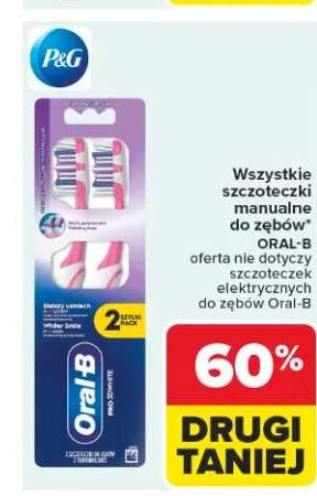 Szczoteczki manualne do zębów Oral-B 3D White 2-pak
