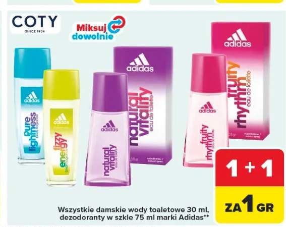 Woda toaletowa lub dezodorant w szkle Adidas Pure Lightness