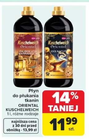 Płyn do płukania tkanin Kuschelweich Oriental Zauber von Marrakesch 1l