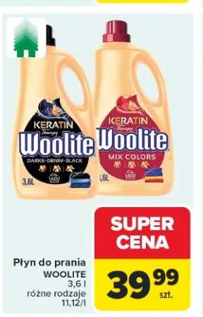 Płyn do prania Woolite Keratin Therapy Darks Denim Black 3,6l