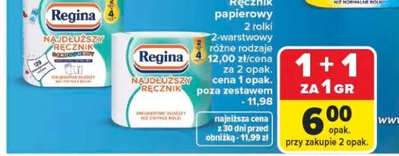 Ręcznik papierowy Regina najdłuższy ręcznik dekorowany 2 rolki