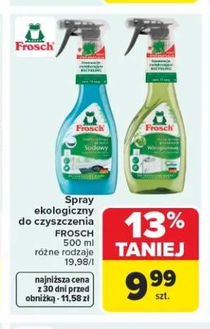 Spray ekologiczny do czyszczenia Frosch Sodowy