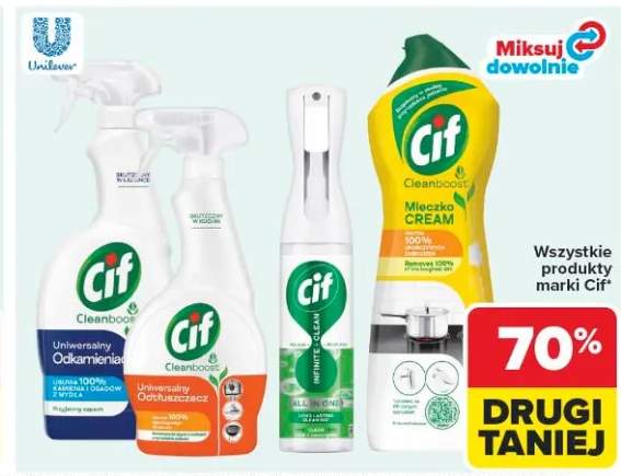 Uniwersalny odkamieniacz Cif Cleanboost