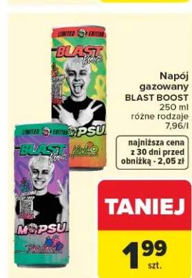 Napój gazowany Blast Boost