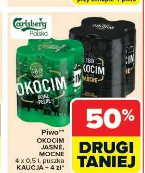 Piwo Okocim Jasne Pełne 4-pak 500ml