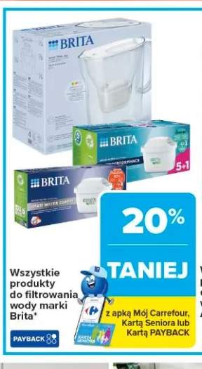 Produkty do filtrowania wody BRITA