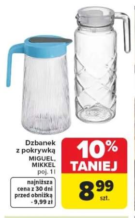 Dzbanek z pokrywką MIGUEL 1l