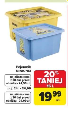 Pojemnik MINIONKI 15l