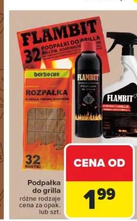 Podpałka do grilla w kostkach Flambit 32-pak