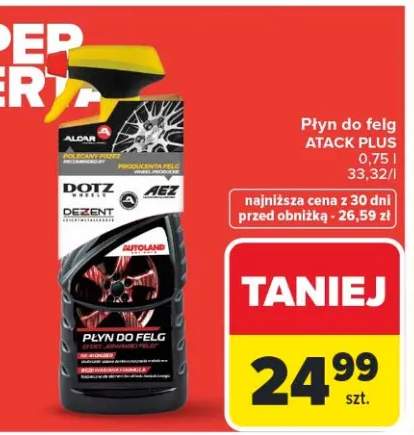 Płyn do felg ATACK PLUS Autoland