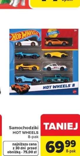 Samochodziki HOT WHEELS 8-pak