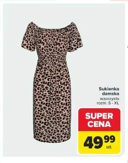 Sukienka damska wzorzysta rozm. S - XL