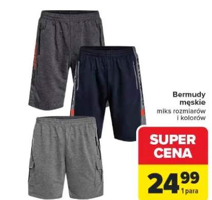 Bermudy męskie