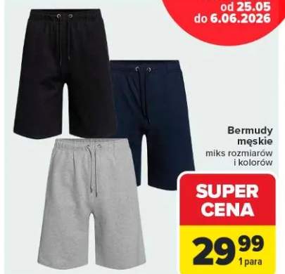 Bermudy męskie