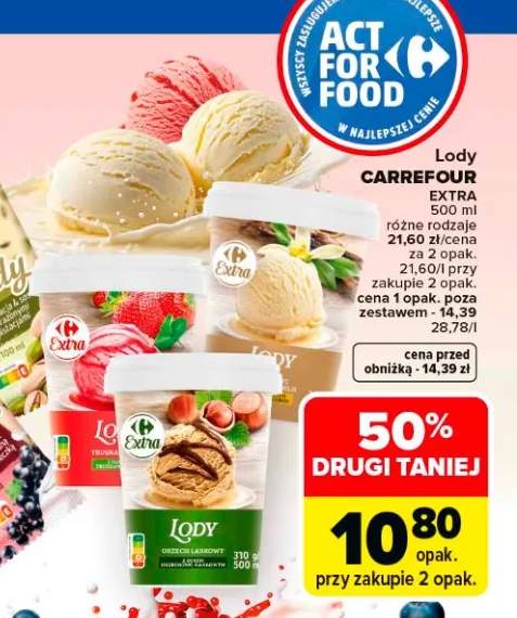 Lody CARREFOUR EXTRA