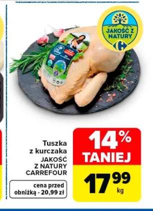 Tuszka z kurczaka Jakość z Natury Carrefour