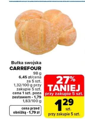 Bułka swojska Carrefour