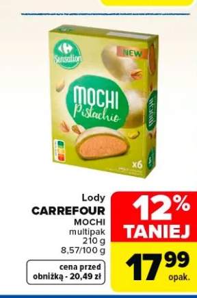Lody Carrefour Mochi Pistachio 6-pak