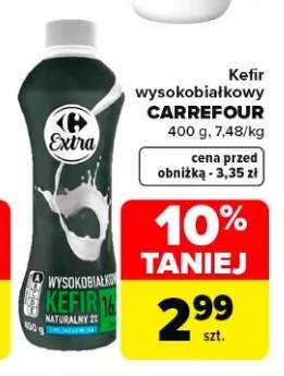 Kefir wysokobiałkowy Carrefour