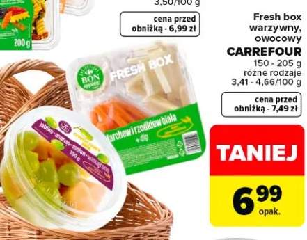 Fresh box warzywny, owocowy CARREFOUR
