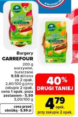Burgery warzywne CARREFOUR
