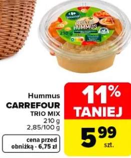 Hummus CARREFOUR TRIO MIX