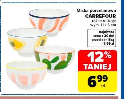 Miska porcelanowa CARREFOUR 11x6cm