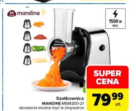 Szatkownica MANDINE MSM200-21 1500W akcesoria można myć w zmywarce